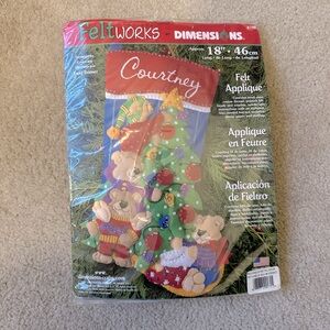 Felt Works Applique Stocking Kit